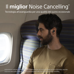 Sony WF-1000XM5 Cuffie Wireless con Noise Cancelling- Durata della batteria fino a 24 ore - Nero