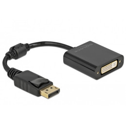 DeLOCK Adattatore DisplayPort 1.1 maschio a DVI femmina passivo nero