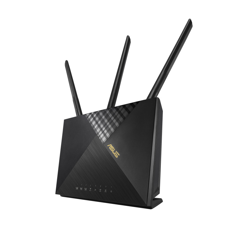 ASUS 4G-AX56 router wireless Gigabit Ethernet Dual-band (2.4 GHz 5 GHz) Nero ASUS 4G-AX56 router wireless Gigabit Ethernet Dual-band (2.4 GHz 5 GHz) Nero