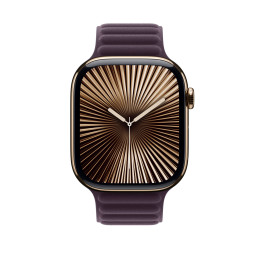 Apple Cinturino a maglie magnetico viola mora (46 mm) - M L