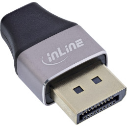 InLine 17291B adattatore per inversione del genere dei cavi DisplayPort Mini DisplayPort Nero, Grigio