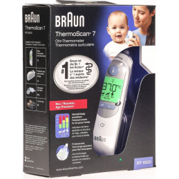 Braun ThermoScan 7 Rilevazione da remoto Bianco Orecchio