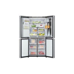 LG InstaView GMG861MBAE frigorifero side-by-side Libera installazione 508 L E Nero, Acciaio inox