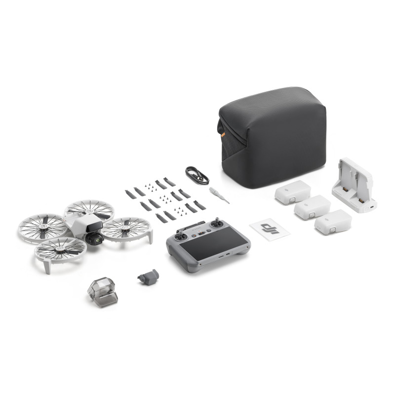 DJI Flip Fly More Combo RC 2 4 rotori Quadrirotore 48 MP 3840 x 2160 Pixel 3110 mAh Nero, Bianco DJI Flip Fly More Combo RC 2 4 rotori Quadrirotore 48 MP 3840 x 2160 Pixel 3110 mAh Nero, Bianco