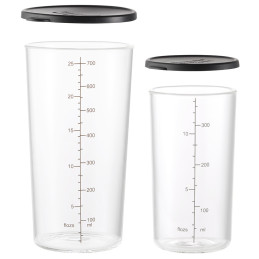 ESGE 7150 bicchiere dosatore 700 L Vetro, Silicone