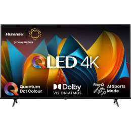 Hisense 55E77NQ 147,3 cm (58") 4K Ultra HD Smart TV Wi-Fi Nero 350 cd m²