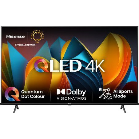 Hisense 55E77NQ 147,3 cm (58") 4K Ultra HD Smart TV Wi-Fi Nero 350 cd m²