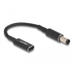 DeLOCK Cavo adattatore per portatile Cavo di ricarica USB Type-C femmina per HP 7,4 x 5,0 mm maschio 15 cm