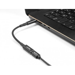 DeLOCK Cavo adattatore per portatile Cavo di ricarica USB Type-C femmina per HP 7,4 x 5,0 mm maschio 15 cm