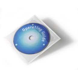 Durable POCKETFIX Cover 1 dischi Trasparente