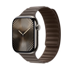 Apple Cinturino a maglie magnetico talpa scuro (46 mm) - M L