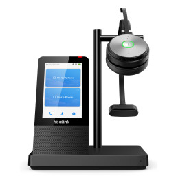 Yealink WH66 Mono UC Auricolare Wireless A Padiglione Ufficio USB tipo A Bluetooth Base di ricarica Nero