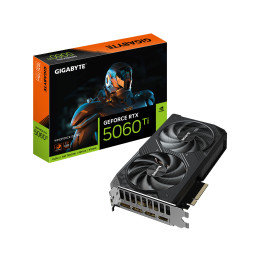 GIGABYTE GeForce RTX 5060 Ti WINDFORCE OC 16G Scheda Grafica – 16 GB GDDR7, 128 bit, PCI-E 5.0, 2587 MHz Frequenza del core, 3