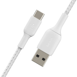 Belkin CAVO INTRECCIATO DA USB-C A USB-A 1M