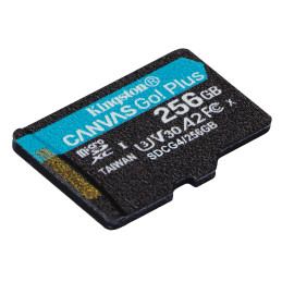 Kingston Technology 256 GB microSDXC Canvas Go Plus Gen4 200R A2 U3 Confezione singola senza ADP