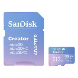 SanDisk Creator 512 GB MicroSDXC UHS-I Classe 10