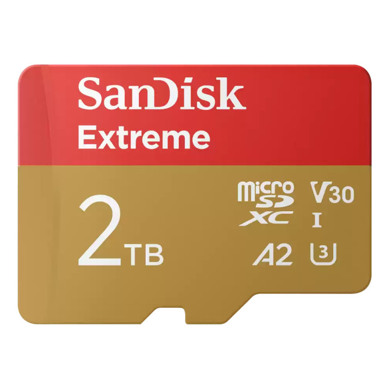 SanDisk Extreme 2 TB MicroSDXC UHS-I Classe 10