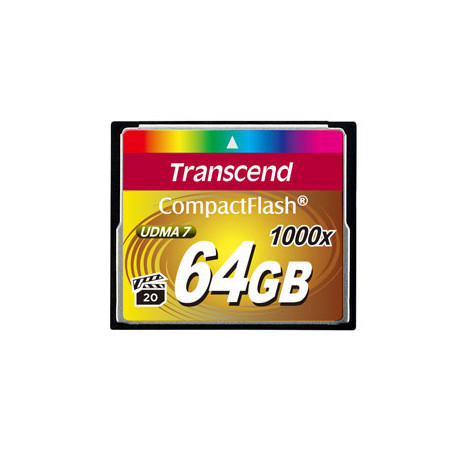 Transcend CompactFlash Card 1000x 64GB MLC