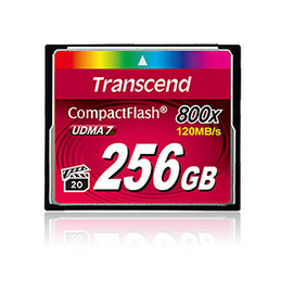 Transcend 256GB 800x CF CompactFlash