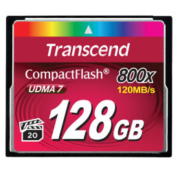 Transcend 128GB 800x CF CompactFlash MLC
