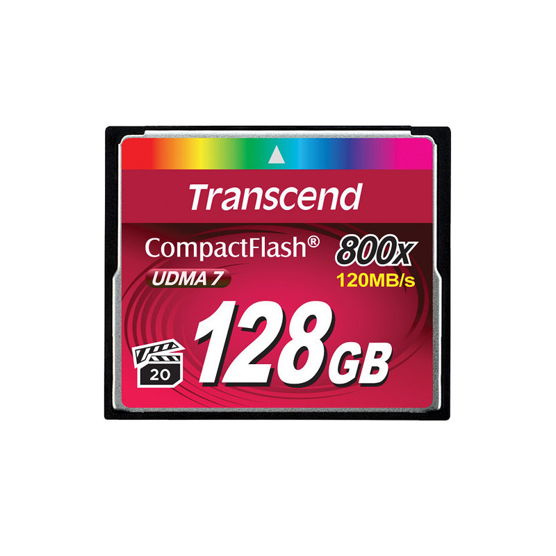 Transcend 128GB 800x CF CompactFlash MLC Transcend 128GB 800x CF CompactFlash MLC