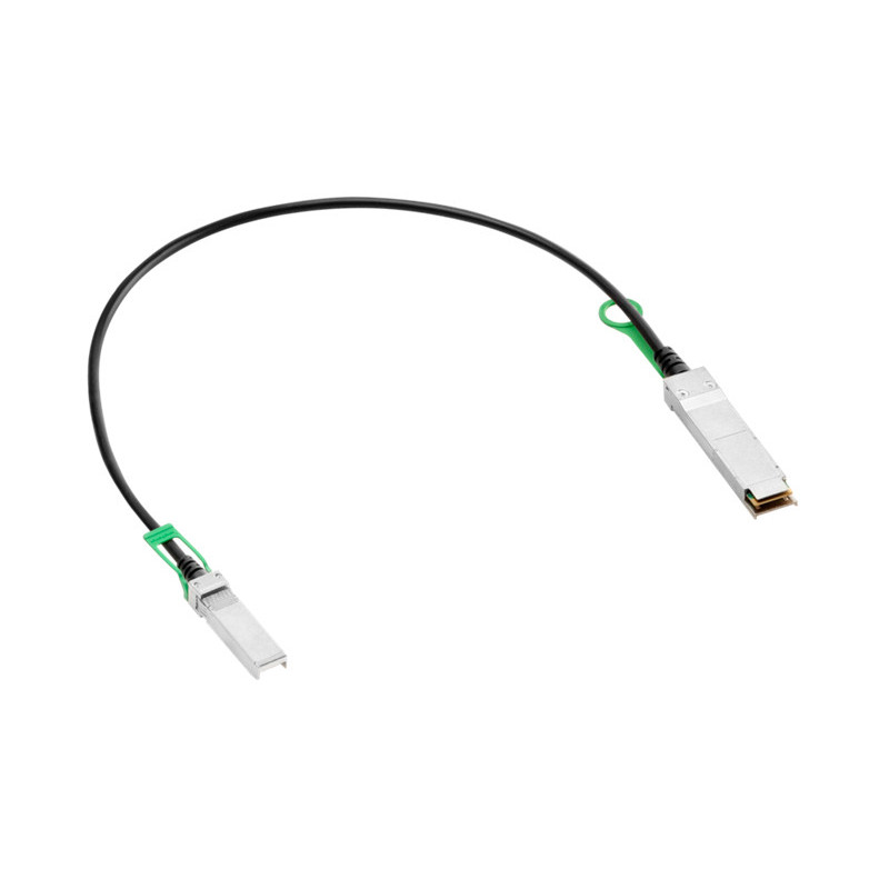 HPE S1J07A cavo InfiniBand e in fibra ottica 0,65 m QSFP56 SFP56 DAC Nero HPE S1J07A cavo InfiniBand e in fibra ottica 0,65 m QSFP56 SFP56 DAC Nero