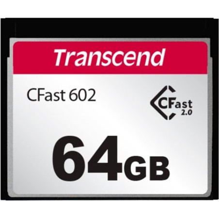 Transcend TS64GCFX602 memoria flash 64 GB CFast 2.0 MLC
