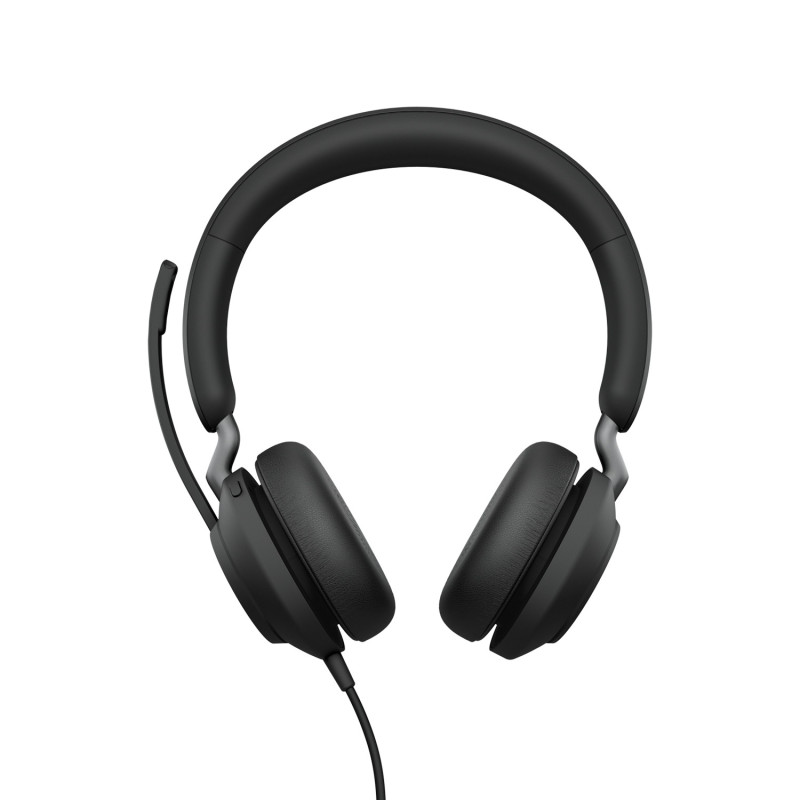 Jabra Evolve2 40 SE Auricolare Cablato A Padiglione Musica e Chiamate USB Type-C USB Type-A Nero Jabra Evolve2 40 SE Auricolare Cablato A Padiglione Musica e Chiamate USB Type-C USB Type-A Nero