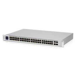 Ubiquiti UniFi USW-48-POE-EU switch di rete Gestito Gigabit Ethernet (10 100 1000) Supporto Power over Ethernet (PoE) Argento