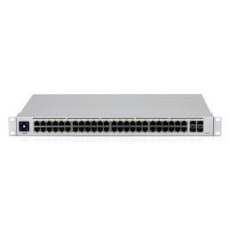 Ubiquiti UniFi USW-48-POE-EU switch di rete Gestito Gigabit Ethernet (10 100 1000) Supporto Power over Ethernet (PoE) Argento