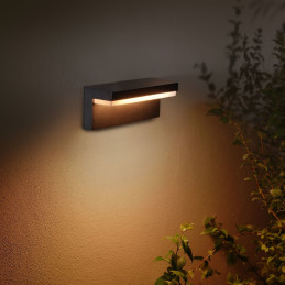 Philips Hue White and Color ambiance Nyro Lampada Smart a muro Nero