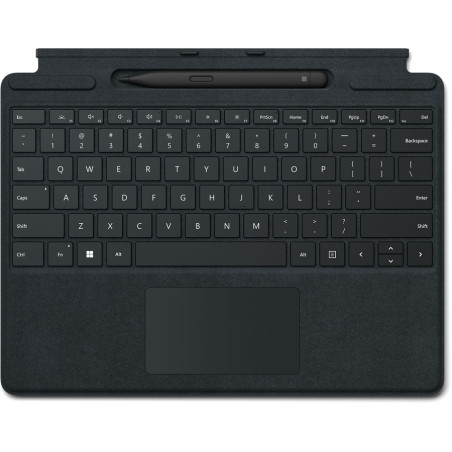 Microsoft Signature with Slim Pen 2 QWERTZ Tedesco Microsoft Cover port Nero
