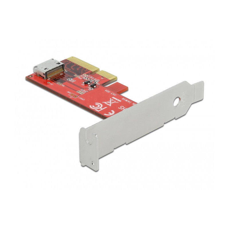 DeLOCK Scheda PCI Express x4 a 1 x OCuLink SFF-8612 interno - Fattore di forma a basso profilo DeLOCK Scheda PCI Express x4 a 1 x OCuLink SFF-8612 interno - Fattore di forma a basso profilo