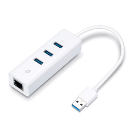 TP-Link UE330 laptop dock port replicator Wired USB 3.2 Gen 1 (3.1 Gen 1) Type-A White