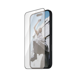 PanzerGlass SAFE. by ® Screen Protection w. Black Frame iPhone 16 | 15 | Ultra-Wide Fit Clear screen protector Apple 1 pc(s)