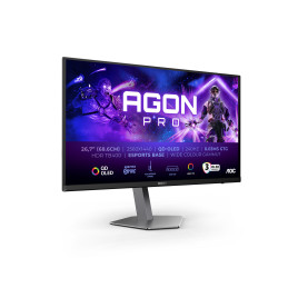 AOC AGON PRO AG276QZD2 computer monitor 26.7" 2560 x 1440 pixels Quad HD QD-OLED Gray
