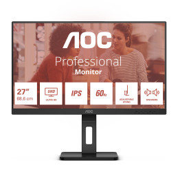 AOC E3 U27E3UF computer monitor 27" 3840 x 2160 pixels 4K Ultra HD LED Black