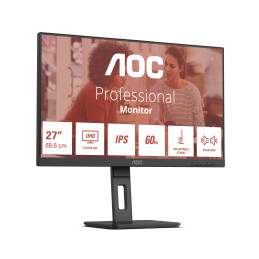 AOC E3 U27E3UF computer monitor 27" 3840 x 2160 pixels 4K Ultra HD LED Black