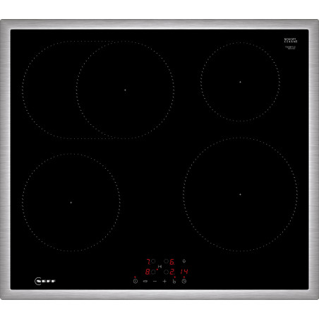 Neff T56SBF1L0 hob Black Built-in 60 cm Zone induction hob 4 zone(s)