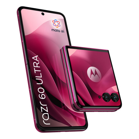 Motorola razr 60 ultra 17,7 cm (6.96") Dual-SIM Android 15 5G USB Typ-C 16 GB 512 GB 4700 mAh Pink