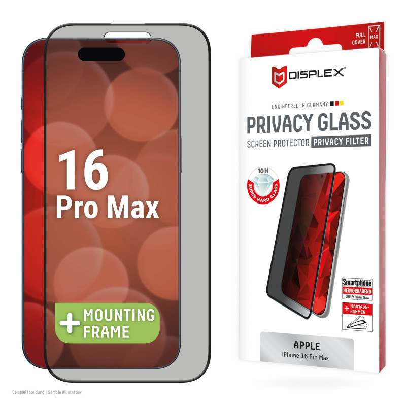 Displex 02000 mobile phone screen back protector Privacy screen protector Apple 1 pc(s) Displex 02000 mobile phone screen back protector Privacy screen protector Apple 1 pc(s)