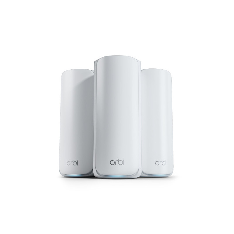 NETGEAR Orbi 770 Tri-Band (2,4 GHz 5 GHz 6 GHz) Wi-Fi 7 (802.11be) Weiß 7 Intern NETGEAR Orbi 770 Tri-Band (2,4 GHz 5 GHz 6 GHz) Wi-Fi 7 (802.11be) Weiß 7 Intern
