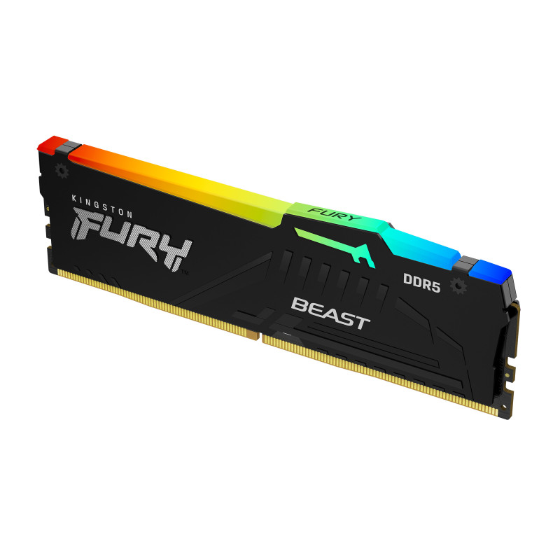 Kingston Technology FURY Beast 16GB 6400MT s DDR5 CL32 DIMM RGB XMP Kingston Technology FURY Beast 16GB 6400MT s DDR5 CL32 DIMM RGB XMP