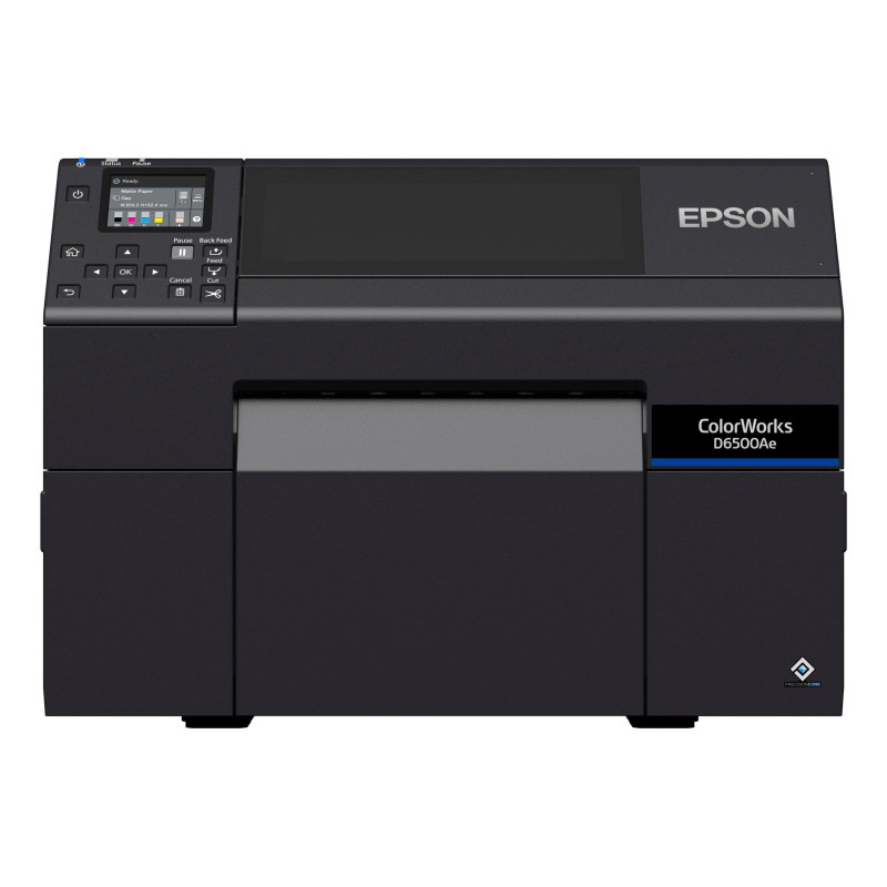 Epson ColorWorks D6500Ae imprimante pour étiquettes Transfert thermique Couleur 1200 x 1200 DPI 85 mm sec Avec fil Ethernet LAN Epson ColorWorks D6500Ae imprimante pour étiquettes Transfert thermique Couleur 1200 x 1200 DPI 85 mm sec Avec fil Ethernet LAN