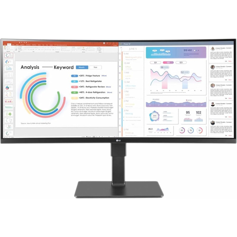 34BN770-B - LED-Monitor - 86.72 cm (34") - 3440 x 1440 UWQHD @ 75 Hz
