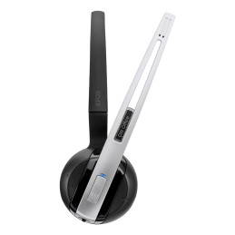 EPOS IMPACT DW Office ML - EU Auricolare Wireless A clip, A Padiglione, Passanuca Ufficio Base di ricarica Nero, Argento