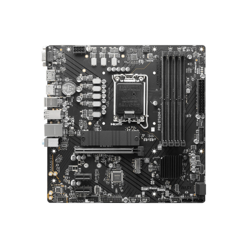 MSI PRO B760M-P carte mère Intel B760 LGA 1700 micro ATX MSI PRO B760M-P carte mère Intel B760 LGA 1700 micro ATX