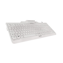 CHERRY KC 1000 SC teclado Oficina USB QWERTY Inglés del Reino Unido Gris