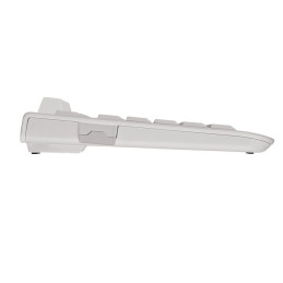 CHERRY KC 1000 SC teclado Oficina USB QWERTY Inglés del Reino Unido Gris