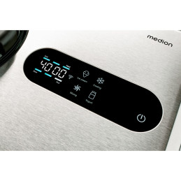 MEDION MD 12170 Compresseur pour sorbetière 2 L 220 W Acier inoxydable